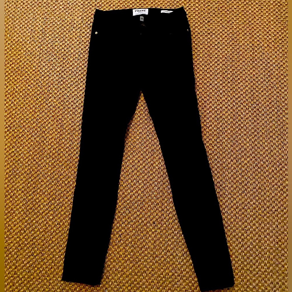 FRAME velvet skinny jeans